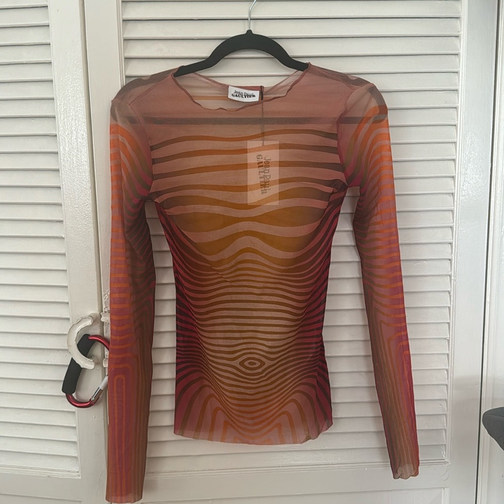 JEAN PAUL GAULTIER
Red & Orange Body Morphing Long Sleeve T-Shirt
